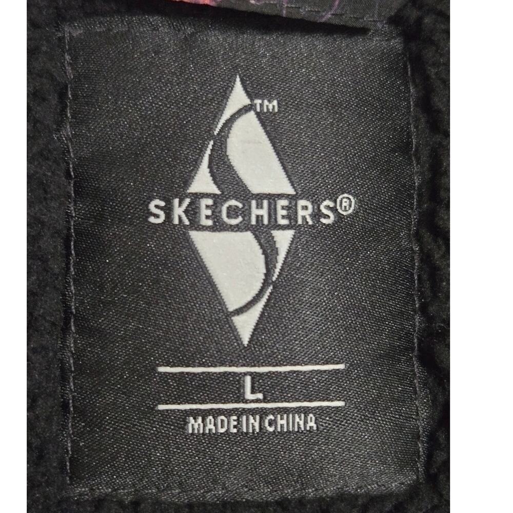 Skechers Women's Floral Print Vest Black Pink Sleeveless Zip Size Small - Picture 5 of 8